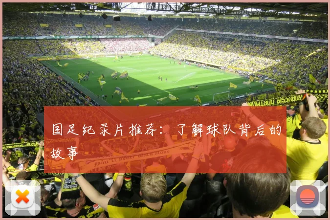 国足纪录片推荐：了解球队背后的故事